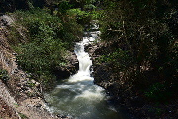 Kumily Waterfalls on the hilly route of Kumily to Thekkady