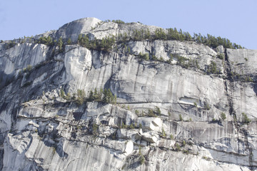 Chief granite rock formations near Squamish