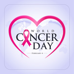 1-7 nisan kanserle savaş haftası, kanser günü Translation: February 4, World Cancer Day. Creative greeting card design, world healthy concept, illustration ribbon banner. Template for graphics vector.