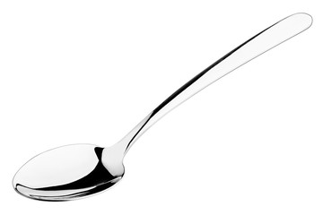 spoon, cutlery isolated on white background, clipping path, full depth of field