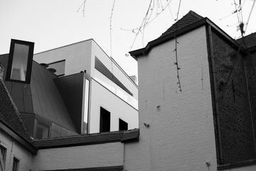 New and old; contrast