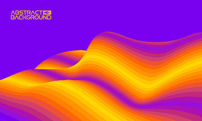 Vector EPS 10. Colorful wave background digital. Design of colour art texture. Shape background abstract brochure cover.