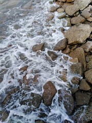 Rock by the sea, beautiful view