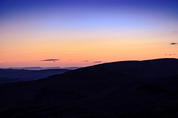 Obraz premium Campsie Fells March Sunset 022