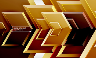 Arrow geometrical abstract background, directional wallpaper concept