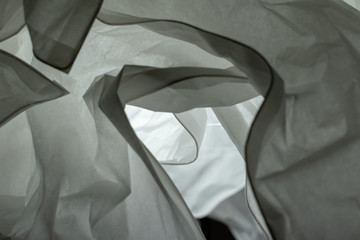 Obraz premium Abstract white paper lamp close ups