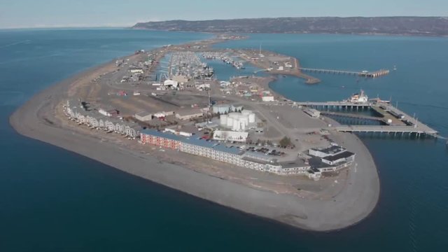 views from the spit in Homer Alaska 