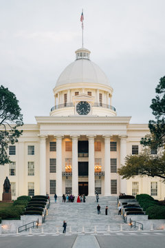 The Alabama State Capitol, in Montgomery, Alabama