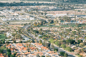 View of Palm Springs, California