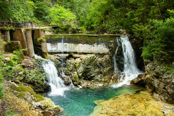 The Vintgar Gorge or Bled Gorge is a walk along gorge in northwestern Slovenia.