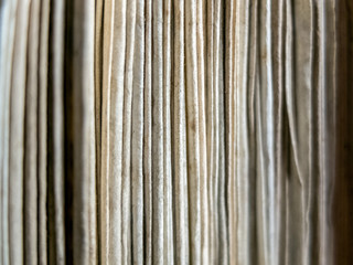 Obraz premium Sala de archivo con estantes de madera 07