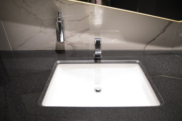 Bathroom sinks and faucets