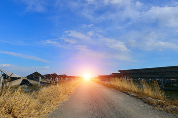 Solar panels green energy