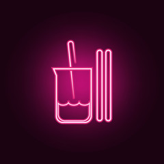 medical samplers icon. Elements of Medicine in neon style icons. Simple icon for websites, web design, mobile app, info graphics