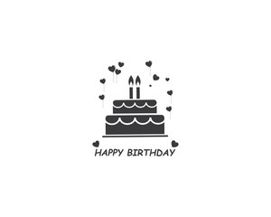 Cake logo vector ilustration