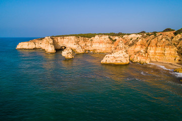 Praia da Marinha, Lagoa, Algarve, Portugal, Europe - Aerial View at Dsuk - 258827578