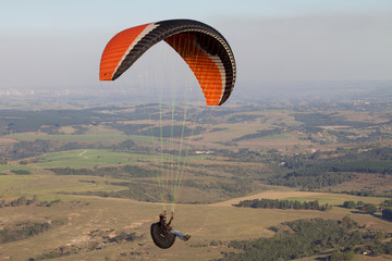 Wonderful high paragliding flight that literally takes your adrenaline to heights!