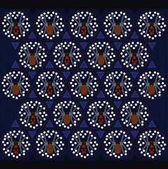 Batik Pattern: Indonesian Diagonal Elegan Batik Pattern used for cloth, wallpaper, scarf and any other textile industries