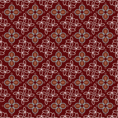 Batik Pattern: Indonesian Diagonal Elegan Batik Pattern used for cloth, wallpaper, scarf and any other textile industries