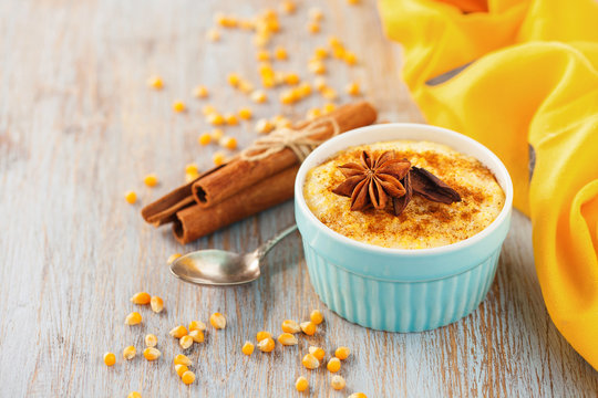 Brazilian sweet  dessert curau
