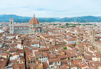 Fototapeta na wymiar Skyline of Historical city Florence, Tuscany, Italy