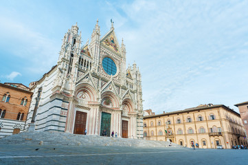 Fototapeta na wymiar Cattedrale di Siena, Siena, Tuscany, Italy