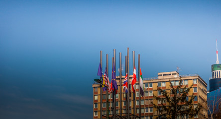 Flags, Sarajevo as International City