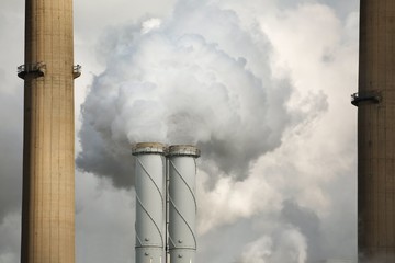 Smoking power plant