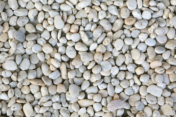 White gravel pebble for Background