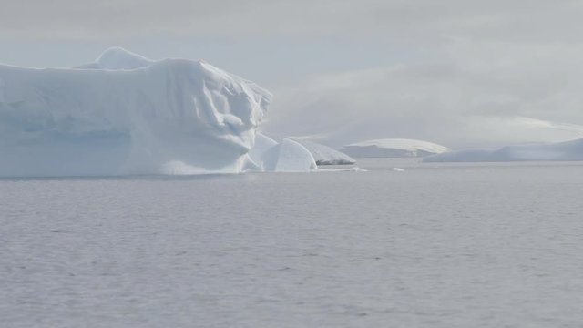 Antarctica Calving Glacier Global Warming flipping over