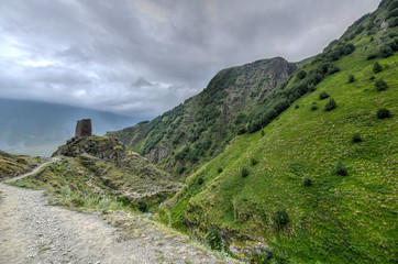 Panoramic Landscape - Kazbegi, Georgia
