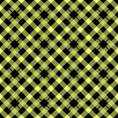 Macleod tartan kilt fabric texture plaid diagonal seamless pattern .Vector illustration.