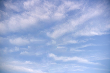 Blue Sky and White Clouds