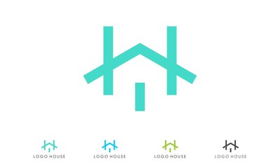 Obraz premium simple logo house