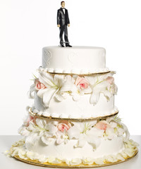 Wedding cake groom