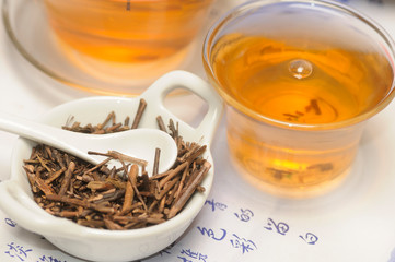 rametti di tè giapponese Kukicha