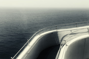 abstract architecture image, black and white tones