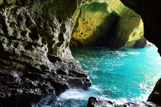 Rosh Hanikra grottoes ,ocean view