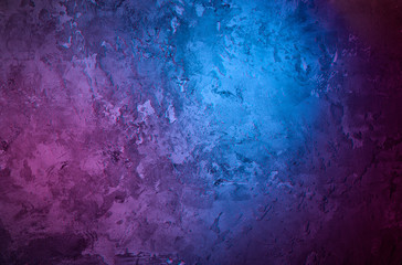red and Blue Grunge Concrete Wall Texture Background