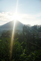 landscape of the sunrise