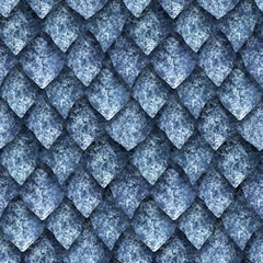 Seamless texture of dragon scales, reptile skin background