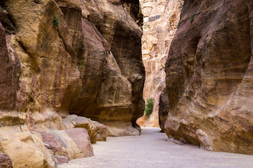 Schlucht in Petra