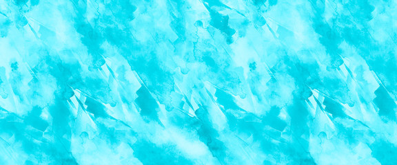 Fototapeta na wymiar Watercolor blue background, blot, blob, splash of blue paint. Watercolor blue spot, abstraction. Abstract art illustration, scenic background. watercolor background, shades, banner