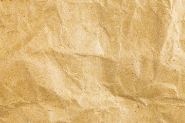 Crumpled paper texture background.