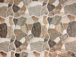 Wall and floor tiles as background