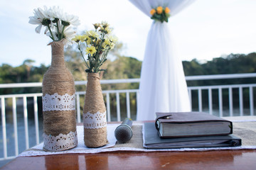 vase with flowers