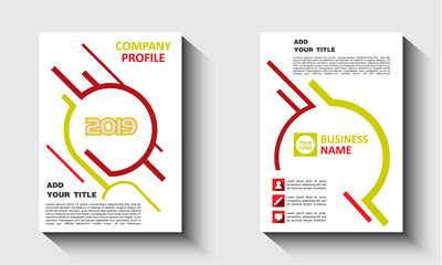 Flayer brochure design template