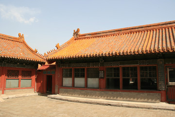 In the Forbidden City in Beijing (China)