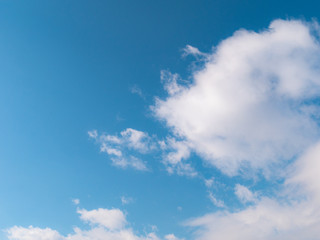 おもしろい雲と空のイメージ素材