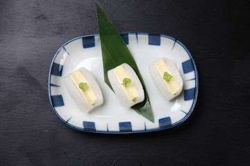 チーズ板わさ